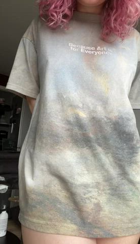 If you expected me not to wear panties under the shirt, you were right - free porn video