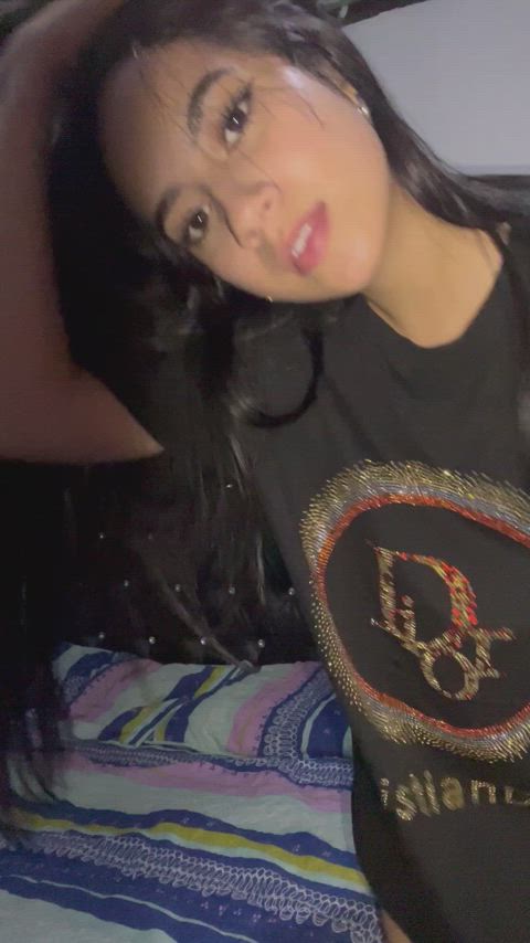 Does anyone have a cock for an 18yo latina like me to borrow? - free porn video