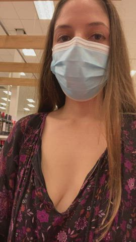 Masks might be mandatory but bras aren't - free porn video