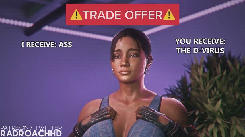 Ada and Sheva - "The D-Virus" (RadRoachHD) [Resident Evil] - free porn video