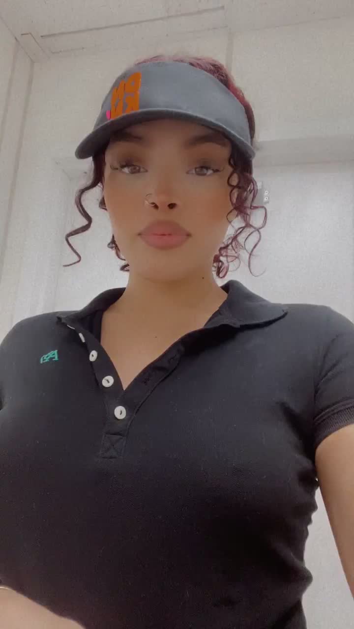 I bet you can’t stop yourself from imagining me naked while i serve your coffee 😉 - free porn video