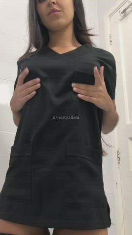 want to play with my titties while I examine you? - free porn video