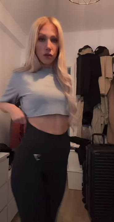 If you’ve never fucked a blonde petite girl, this is your chance - free porn video