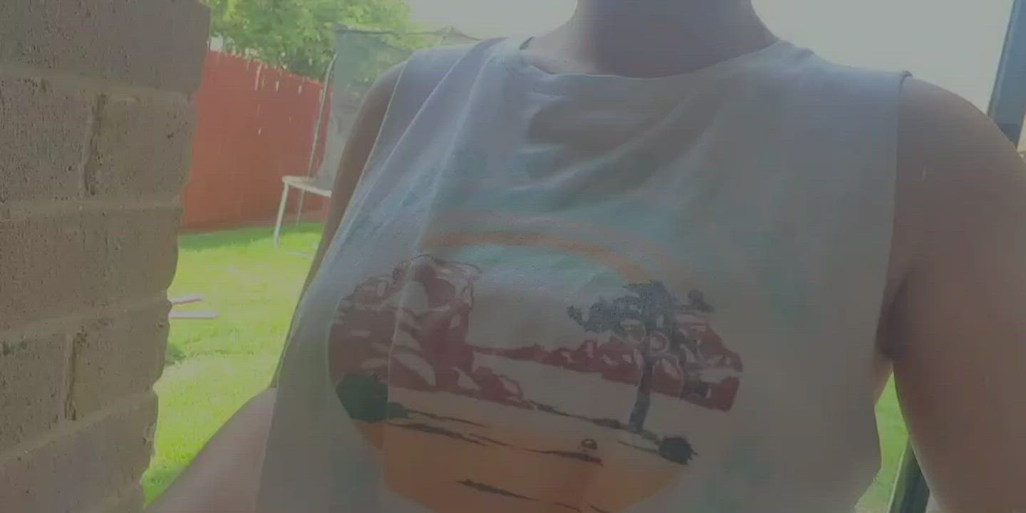 If I was your neighbour and you saw me in the garden what would you do? - free porn video