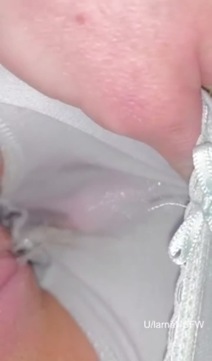 Edging made my panties like this 😳 - free porn video