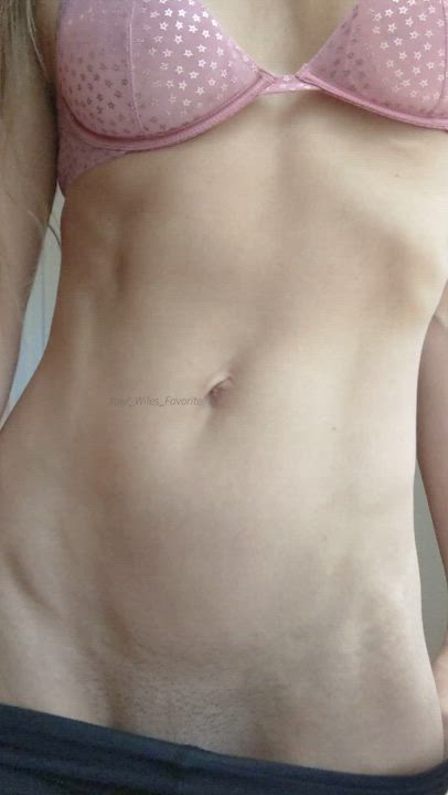 I made this video for girl that wanted to see a sexy pic of my abs, do you think I went too far down? - free porn video