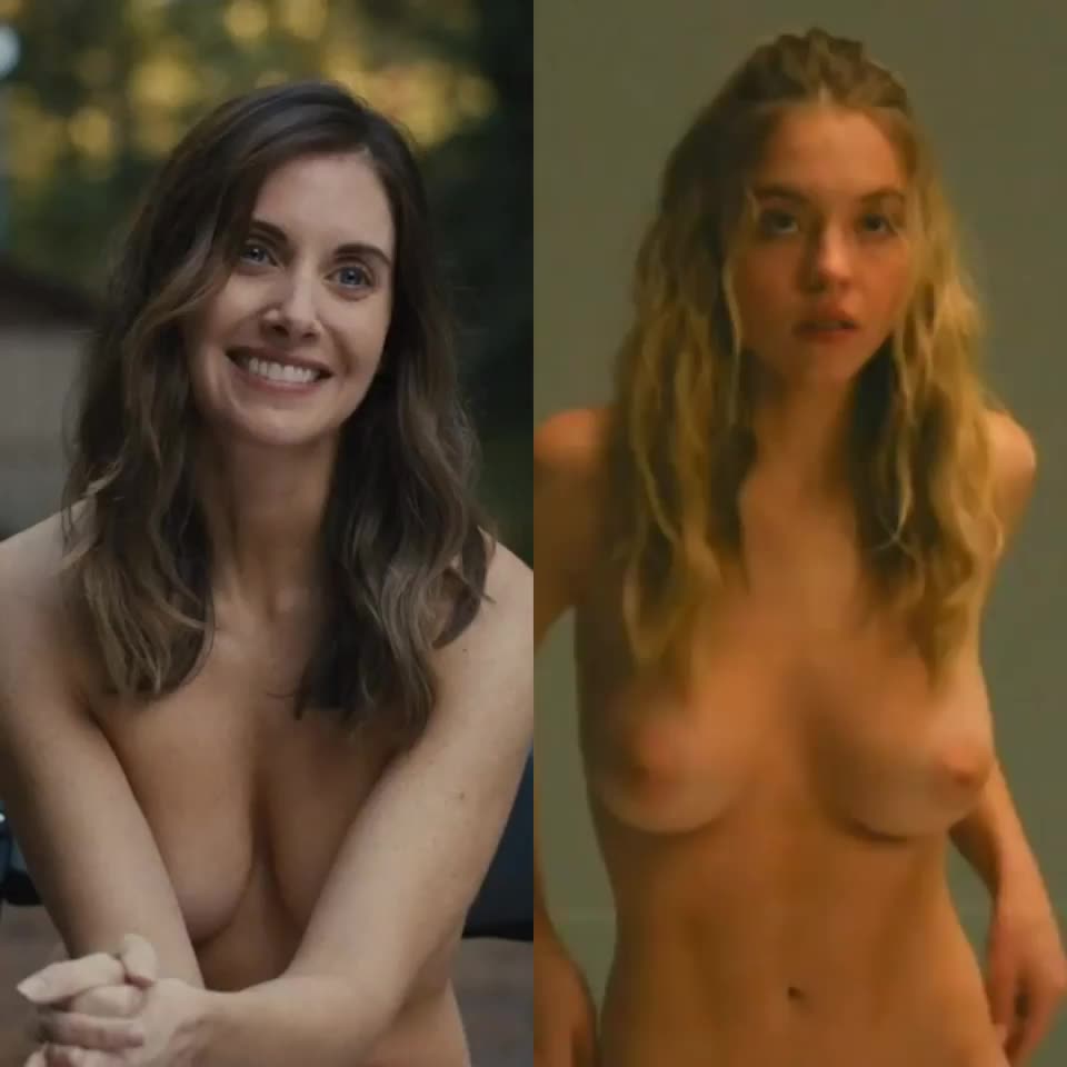 Alison Brie and Sydney Sweeney - free porn video