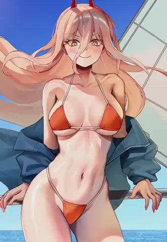 Power (Reine) [Chainsaw Man] - free porn video
