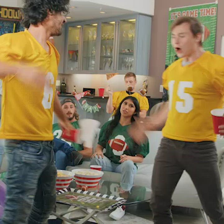 London River throws a football party - free porn video