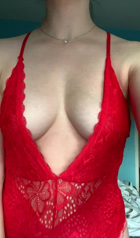 Trying on the new lingerie set I just received - free porn video