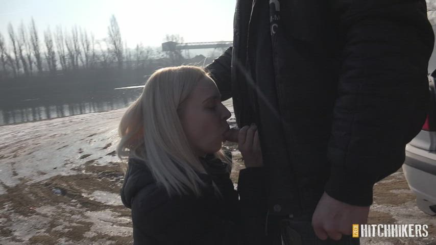 Debora - sluttly blonde fucked in the mud - free porn video