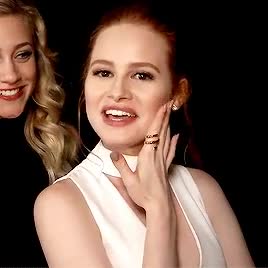 Madelaine Petsch tells you where she wants your load - free porn video