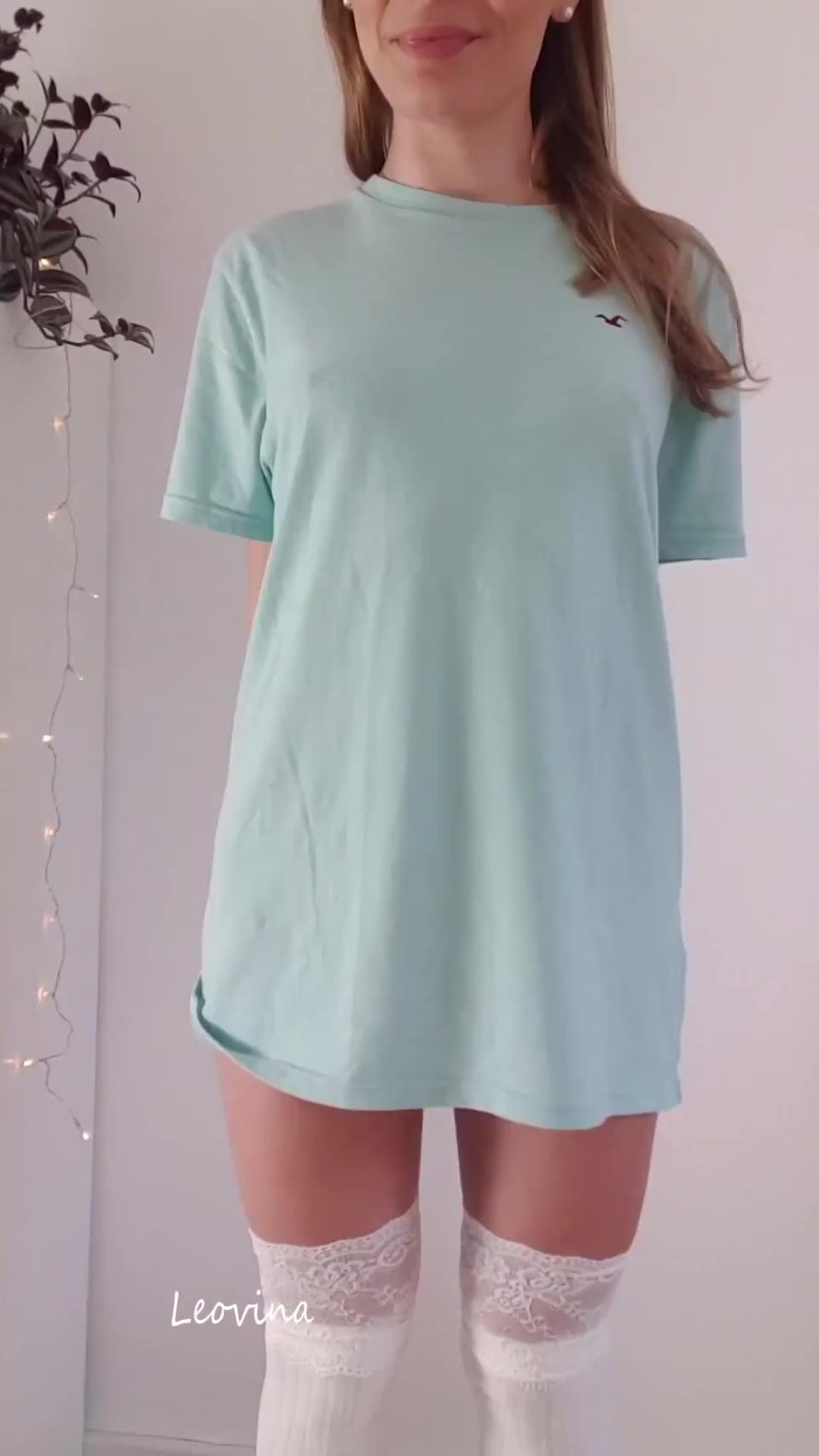 POV: I'm your gf apologizing for stealing your shirt again - free porn video