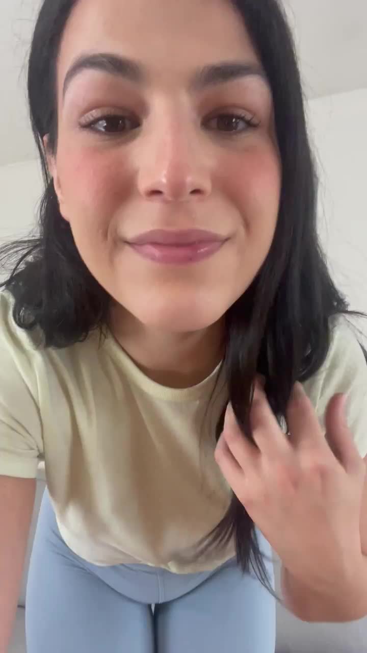 Imagining myself with a baby belly makes me want to be filled up so bad :( - free porn video
