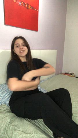 Is it strange that I like to undress to strangers on the internet - free porn video