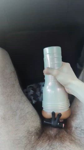 My bud and I "relaxing" in the car - free porn video