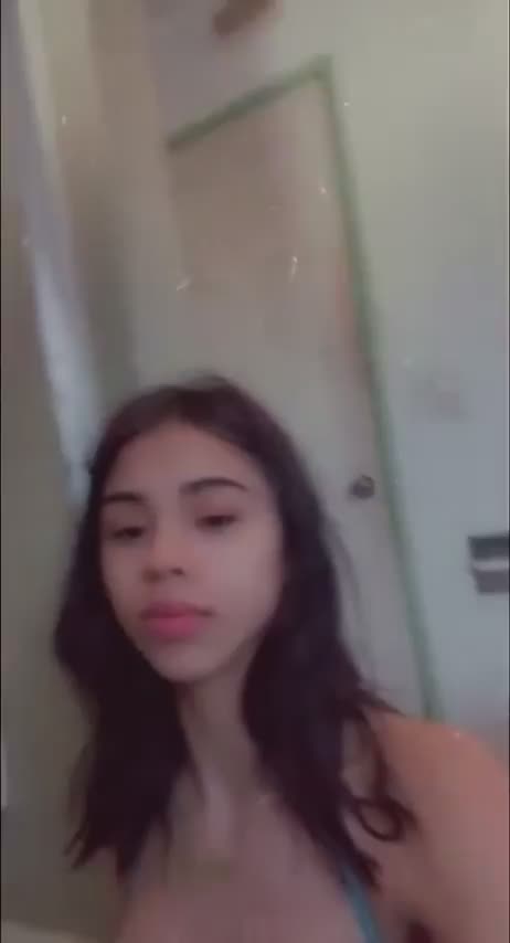 Cute petite Latina gets rewarded with cum - free porn video