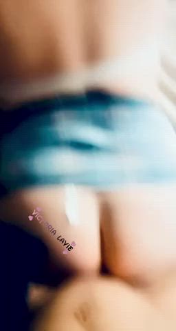 TS Schoolgirl 🎀Victoria🎀 fiends for cock, in her tight ass‼️😘 - free porn video