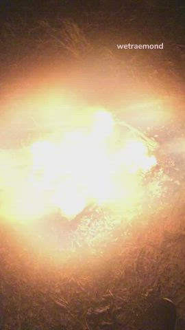 Campfires always make me want to suck cock ;) - free porn video