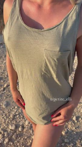 This tank top is hiding way too much of my body - free porn video