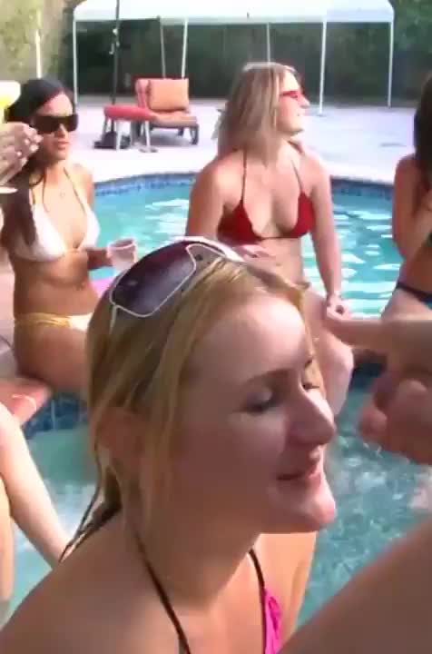 She's Taking This Pool Party To The Next Level - free porn video