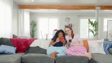 There is nothing better than fresh hot popcorn - free porn video