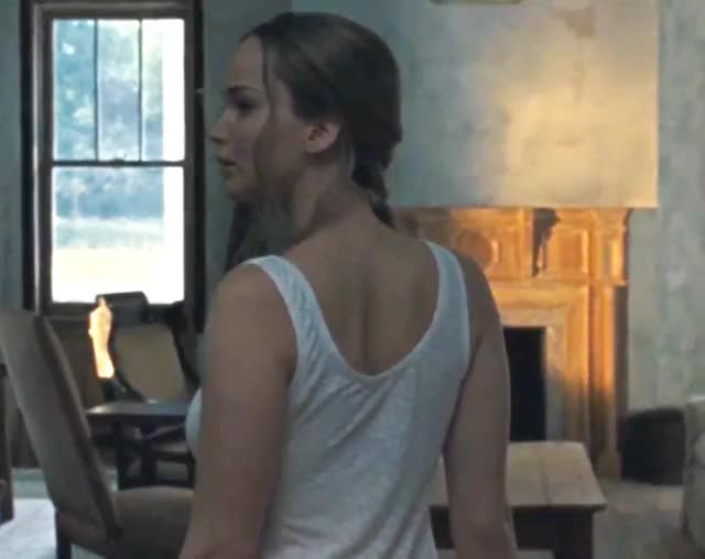 Jennifer Lawrence gives me a bulge, I would love to rub it all over her face before making her head bob up and down as she gags. - free porn video