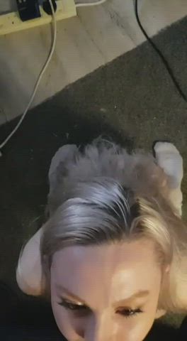 I think I look cute taking a load all over my face - free porn video