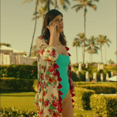 Would you go for Alexandra Daddario's tits or pussy? - free porn video