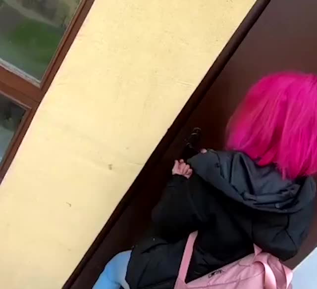 Pink hair babe - free porn video