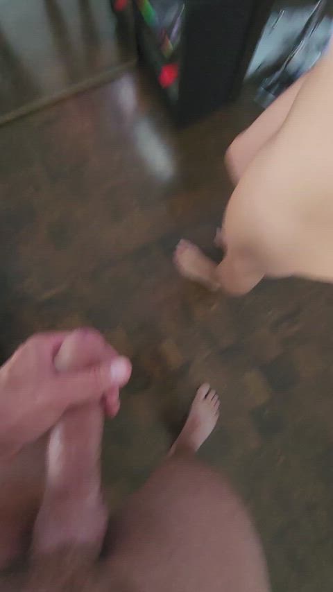He edged 5sec after getting it in! - free porn video