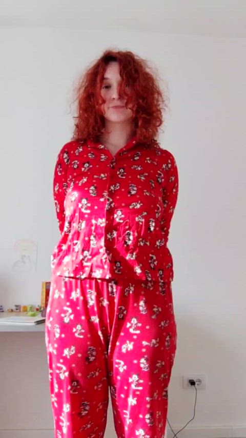 Off goes the pajamas - free porn video