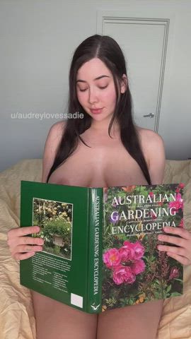 Oh, I didn't see you there! I was just reading about Australian flowers. You know, I just so happen to have a rare one right in between my legs. I think it needs pollinating 😳 - free porn video
