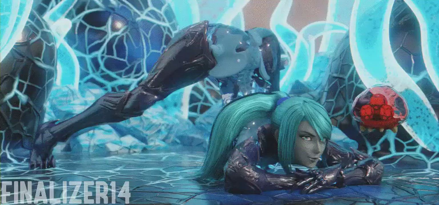 Dark Samus Jack-o Pose (finalizer14) [Metroid] - free porn video