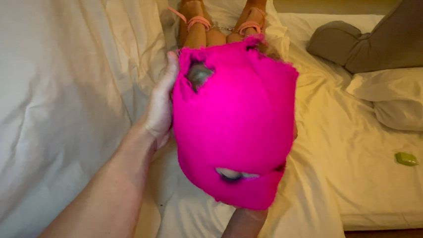 you thought these cuffs would stop me from sucking your cock ... think again 😈 - free porn video