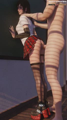 Iris - School From Behind (Sound) (Lazyprocrastinator, Audiodude) [Final Fantasy] - free porn video