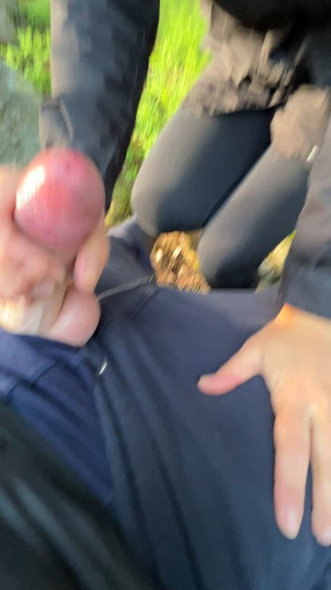 Handjobs are better in Fresh air - free porn video