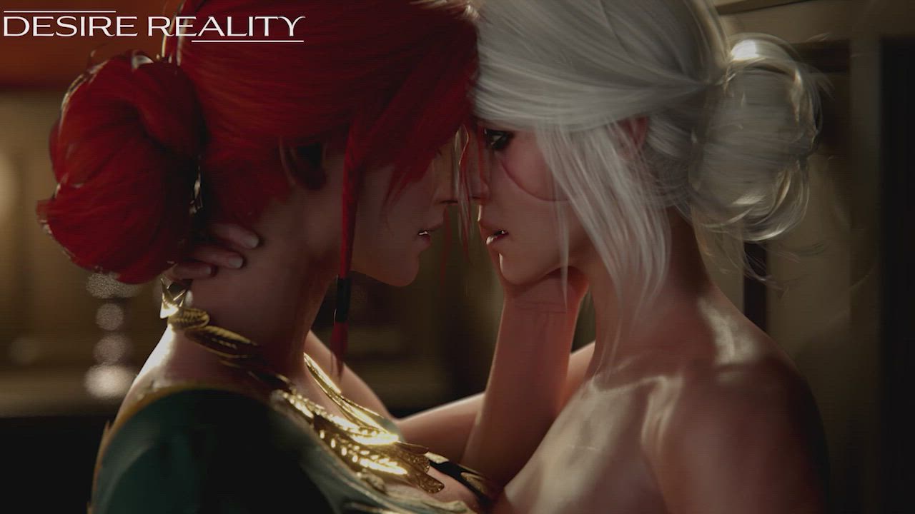 Ciri and Triss - Lesbian delights part one. Cirilla Fiona Elen Riannon, Triss Merigold (Desire Reality) [The Witcher] - free porn video
