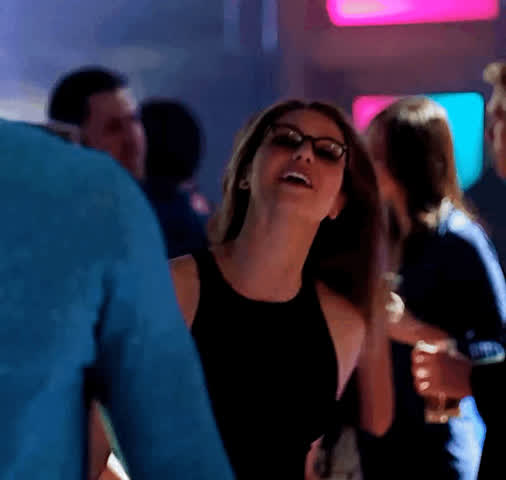Nerdy friend having a bit too much to drink, now going around trying to hook up with you… [Melissa Benoist] - free porn video