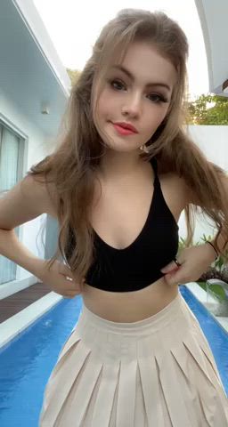 It turns out... my titties do jiggle jiggle :P - free porn video