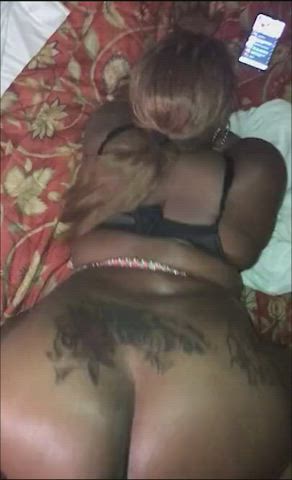 Handling a big ass Ebony BBW part 2 - free porn video