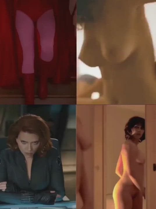 Imagine if Scarlett Johansson and/or Elizabeth Olsen each started their own Onlyfans Account and were taking requests from subscribers for their next video shoot. What would you request from them? - free porn video