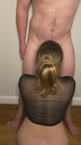 My happy place is on my knees - free porn video