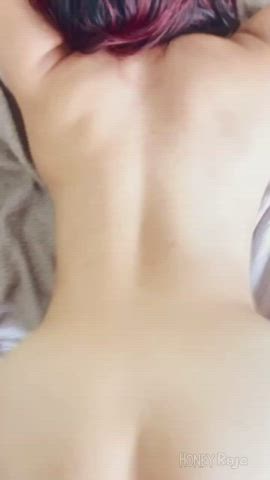 I love getting my insides pounded to soup from behind - free porn video