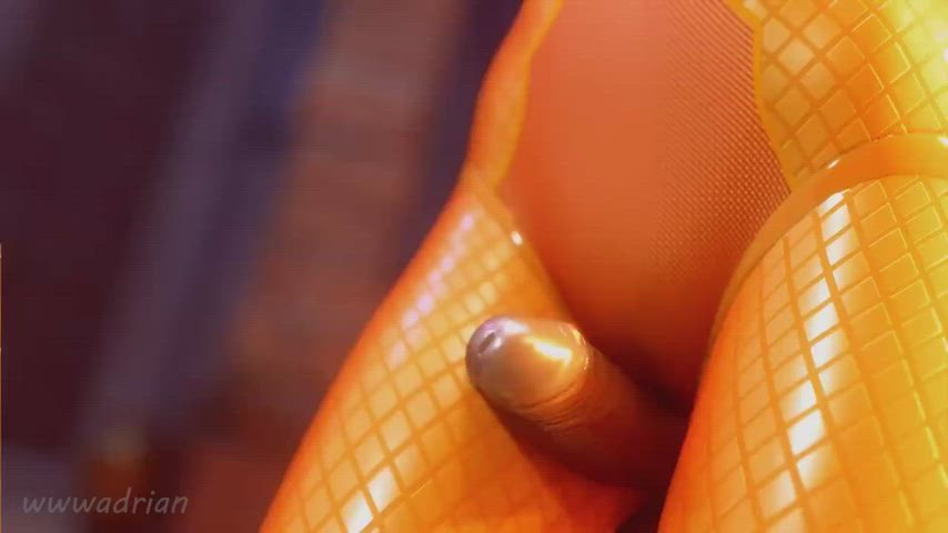 Tracer Thighfuck (wwwwadrian)[Overwatch] - free porn video
