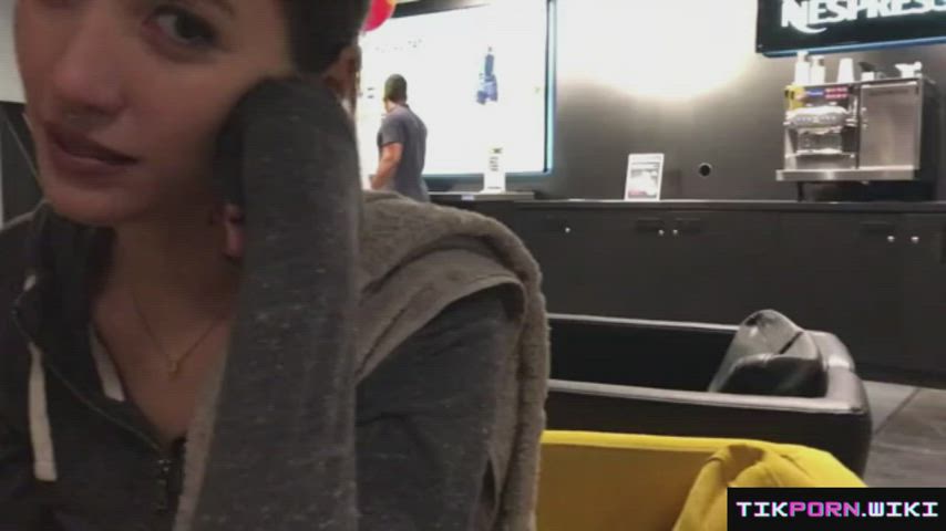 Blowjob in the bathroom of the gym - free porn video