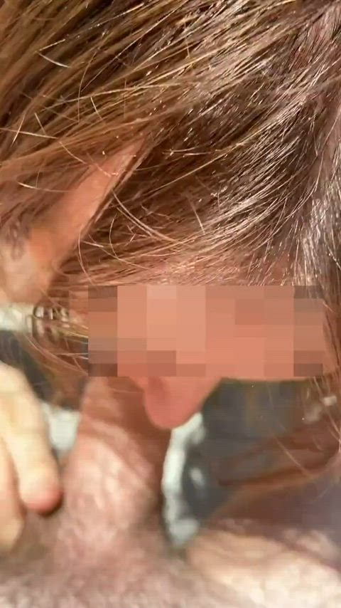 My tongue came in handy, he instructs and my body follows 💦 - free porn video