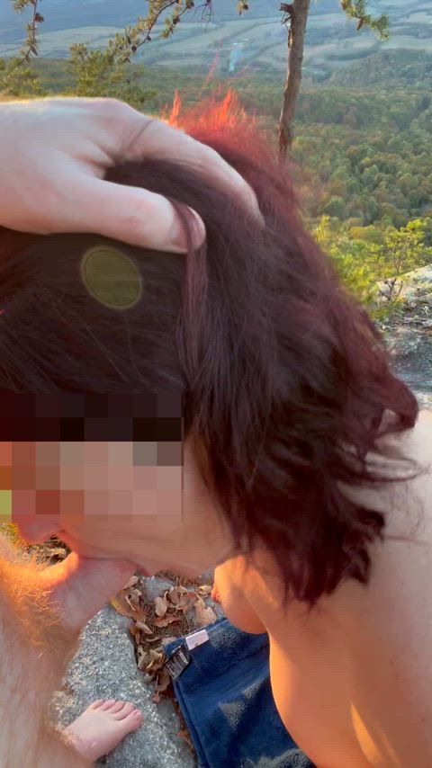 When you’re hiking and you find the perfect spot! - free porn video