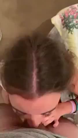 Cutie On Her Knees! - free porn video