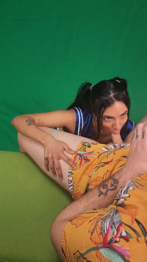 Sailor Moon deepthroating my cock - free porn video